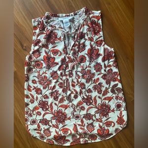 Womens Floral Work Blouse